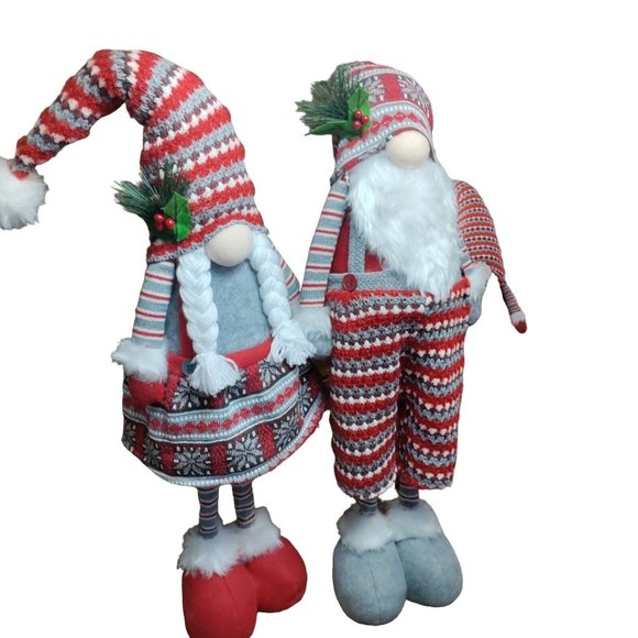 Member's mark Holiday Members Mark Christmas Gnomes Standing Metal